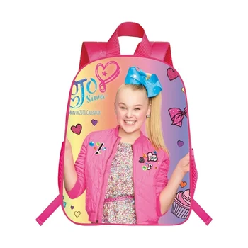 

High Quality Jojo Siwa Pink Backpack Students School Bags Fashion Popular Pattern School Rucksack Daily Backpack for Boys Girls