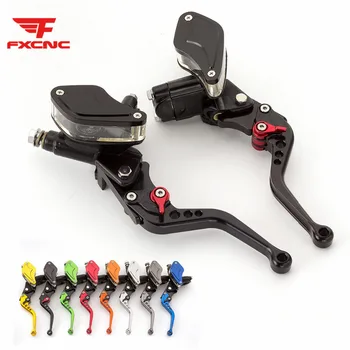 

Universal 7/8" 22MM Motorcycle Brake Clutch Lever Master Cylinder Reservoir Levers Universal For 50-300CC Motorcycles Street