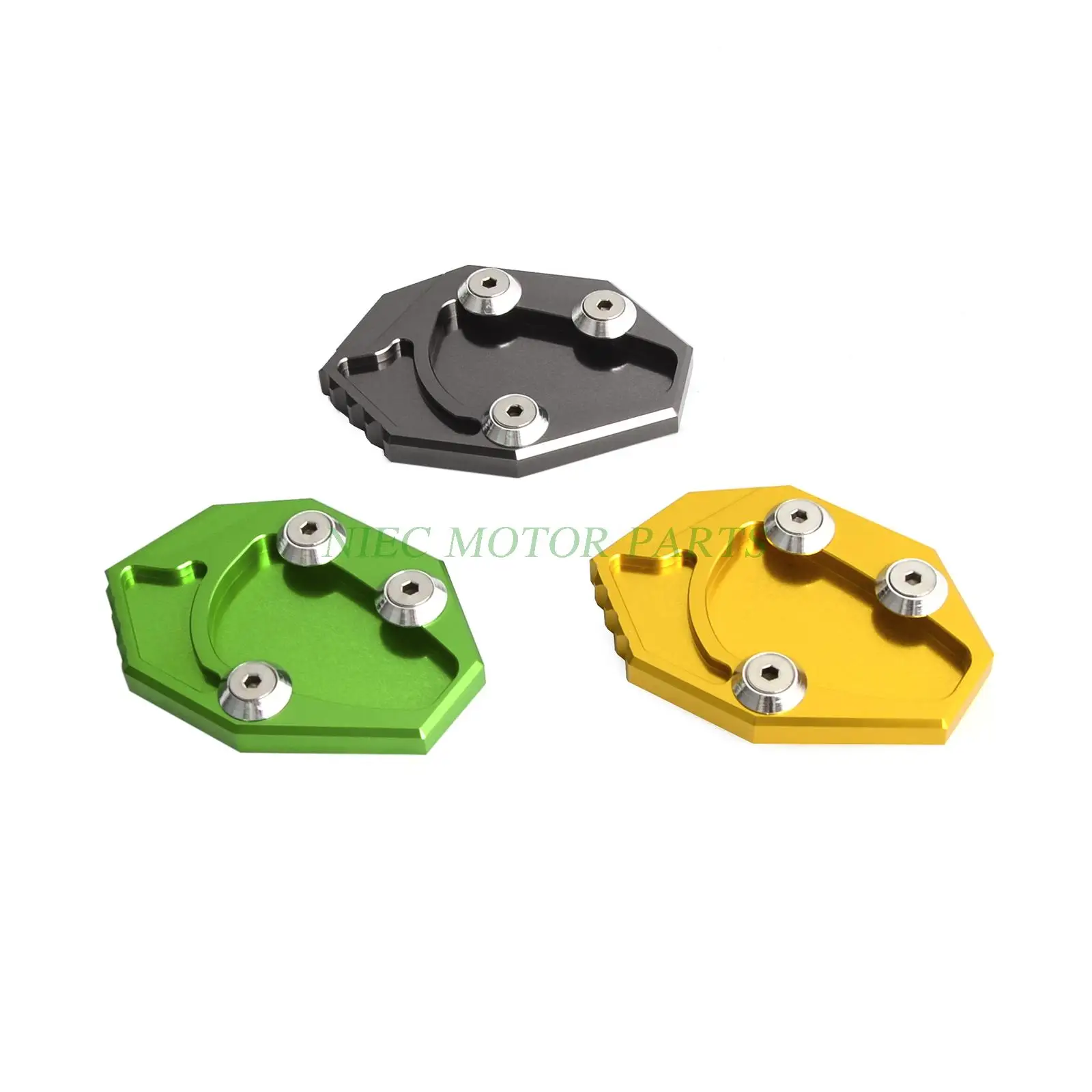 

CNC Kickstand Side Stand Pad for Kawasaki Ninja ZX14R ZX14 ZZR1400 2006-2015 GTR1400 Concours 14 2008-2015