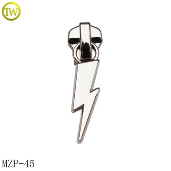 

Custom Clothing Zipper Pull Metal Handbag Zipper Puller with slider