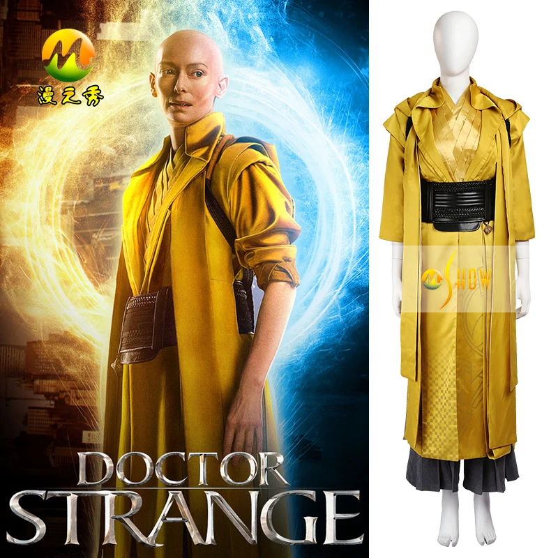 

High Quality Doctor Strange Ancient One Cosplay Costume Ancient One Costumes Full Set For Halloween Men Adult Women