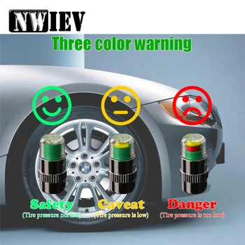 

NWIEV 4X Car Tire Pressure monitoring valve cap Wheel Cover Rim For Nissan Qashqai Opel Astra J H Kia Ceed Sorento Skoda Octavia