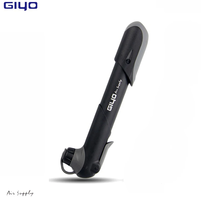 

Giyo Bicycle GP-04S Mini Pump Road Bike Cycling AV/FV Valve Bike Pump Adaptors MTB Portable Presta Schrader Tire Air Inflator