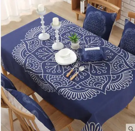 cotton linen colorful vintage tablecloth ethnic style table cloth rectangular coffee cover home decor | Дом и сад