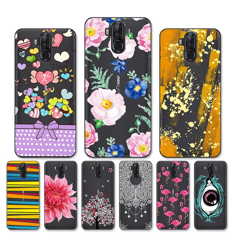 

Phone Case For Ulefone Power 3S Cases Silicone Back Cover For Ulefone Power 3 Power 3 S Power3 Cover Transparent Painted Bumper