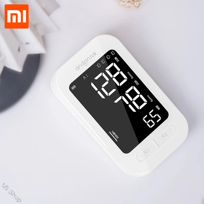  Xiaomi Mijia Andon Smart Blood Pressure Monitor Arm Heart Beat Rate Pulse Meter Tonometer Sphygmoma