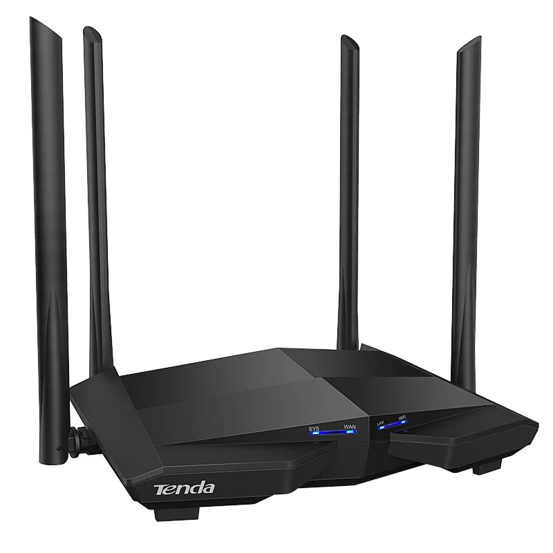 Tenda AC10 1200 Мбит/с умный беспроводной Wi Fi маршрутизатор 1 ГГц процессор 1WAN + 3LAN