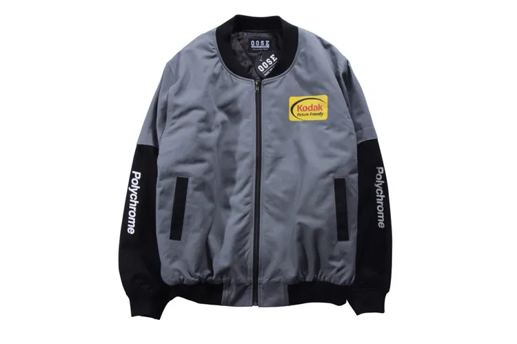 Japanese Hip Hop style MA1 bomber jacket Harajuku pilot street printing kodak Jackets Men Women coat brand Clothing outerwear