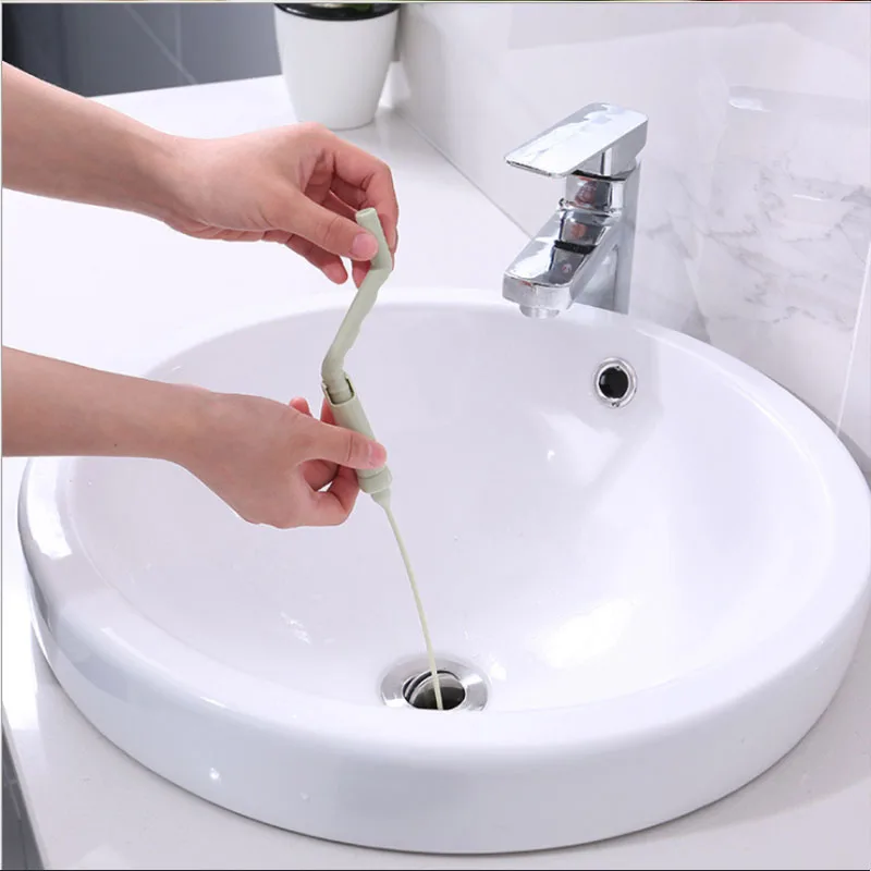 

2019 New Sink Cleaning Hook Bathroom Floor Drain Sewer Dredge Device Small Tools Kitchen Accessories Household Sink Pipe Dredge