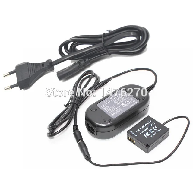 

Power adapter charger+DMW-DCC11 BLG10 BLE9E BLE9PP dummy battery for Panasonic Lumix DMC GF6 GF5 GX7 GX80 GX85 S6K TZ80 camera