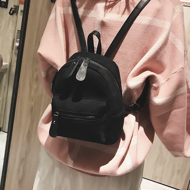 Популярный женский рюкзак из матовой кожи, мини-рюкзак для дам, маленькая сумка через плечо, дорожная сумка для девочек-подростков, женский рюкзак