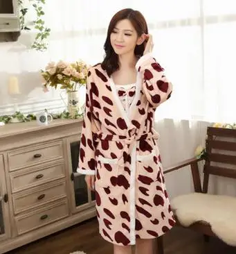 Новая Осенняя/зимняя женская одежда для сна фланелевая Ночная Рубашка домашняя одежда для беременных, одежда для сна и баки Ночная сорочка для беременных пижамы 16906 - Цвет: Color 14