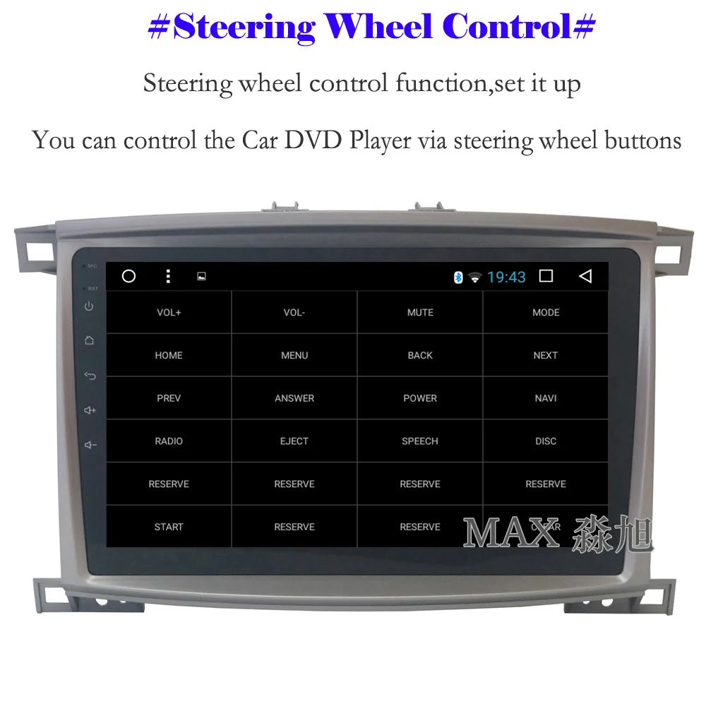 Discount MAX IPS 2.5D 2G RAM 32G ROM Eight Core Android 8.1 Car DVD Player for Toyota Land Cruiser 100 LC100 LC 100 Bluetooth 4G WiFi SWC 4 Discount MAX IPS 2.5D 2G RAM 32G ROM Eight Core Android 8.1 Car DVD Player for Toyota Land Cruiser 100 LC100 LC 100 Bluetooth 4G WiFi SWC 4