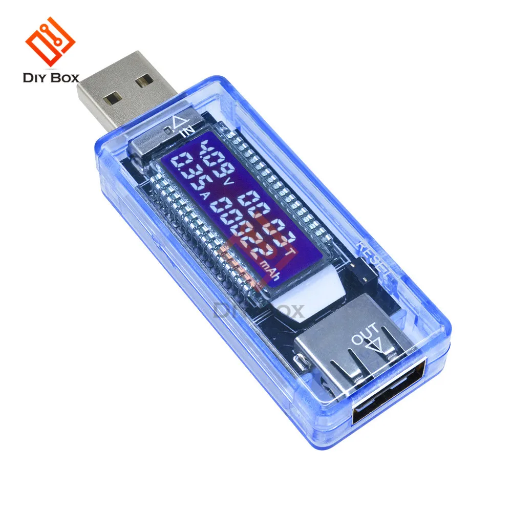 USB тестер, измеритель напряжения тока, измеритель емкости, USB вольтметр, цифровой дисплей, зарядное устройство, измеритель емкости, power Bank