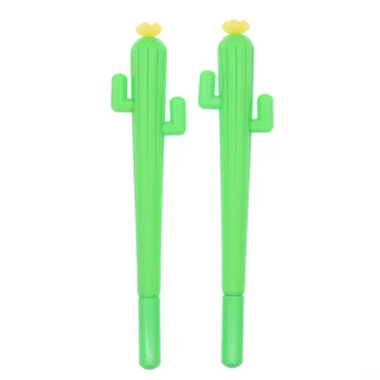 

2pc/Package New Creative Cute Soft Cactus Gel Pen Plant Creative Pen Child Student Gift Stationery School Office Supplies