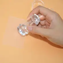 Штамп-инструмент для дизайна ногтей скребок силиконовый лак печать штамп штамповка изображения пластины инструмент DIY Маникюрный набор