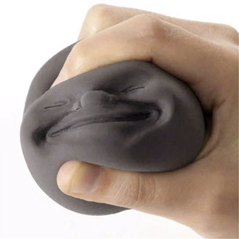 Мини Squishy антистресс лицо питчер винограда мяч аутизм расслабиться кукла рельеф