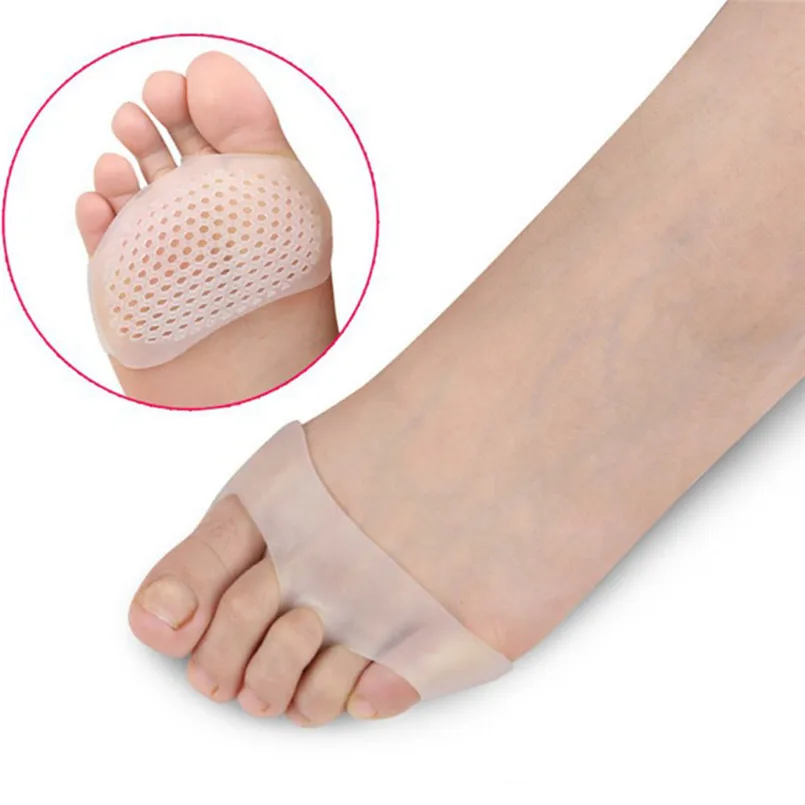 

New 1 Pair Gel Metatarsal Sore Ball Foot Pain Cushions Pads Insoles Forefoot Support F2