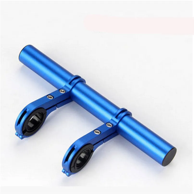 Bike Motorcycle Mini GPS Bracket Double Handlebar Extension Mount Aluminum Extender Holder Set Bicycle Grips Holder #2A24 (7)