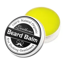 Men’s Natural Beard Hair Wax Balm Organic Beard Conditioner Leave in Styling Moisturizing Effect Beard Care D1