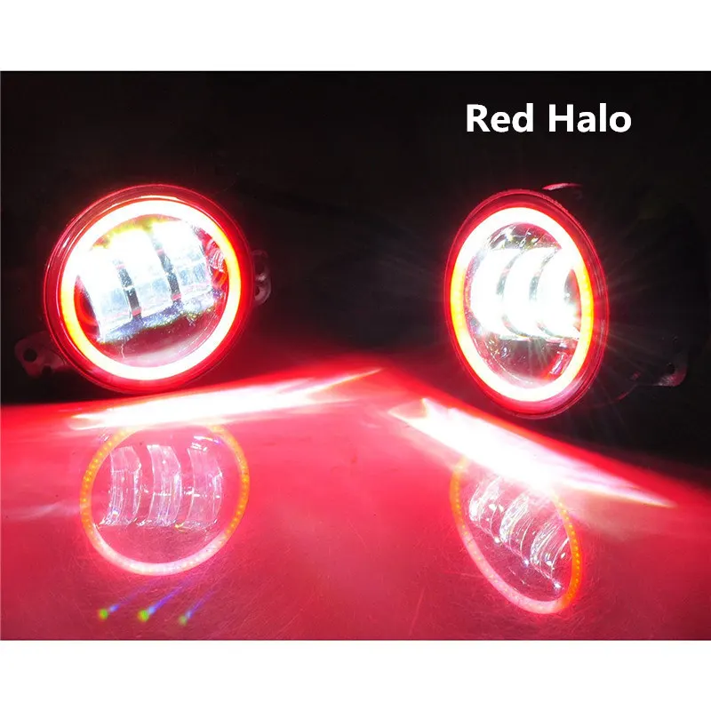 

4 Inch Led Fog Lamp With DRL lights Daytime Running Light Halo Angel Eyes For Dodge Journey/Magnum/Charger Chrysler 300/PT