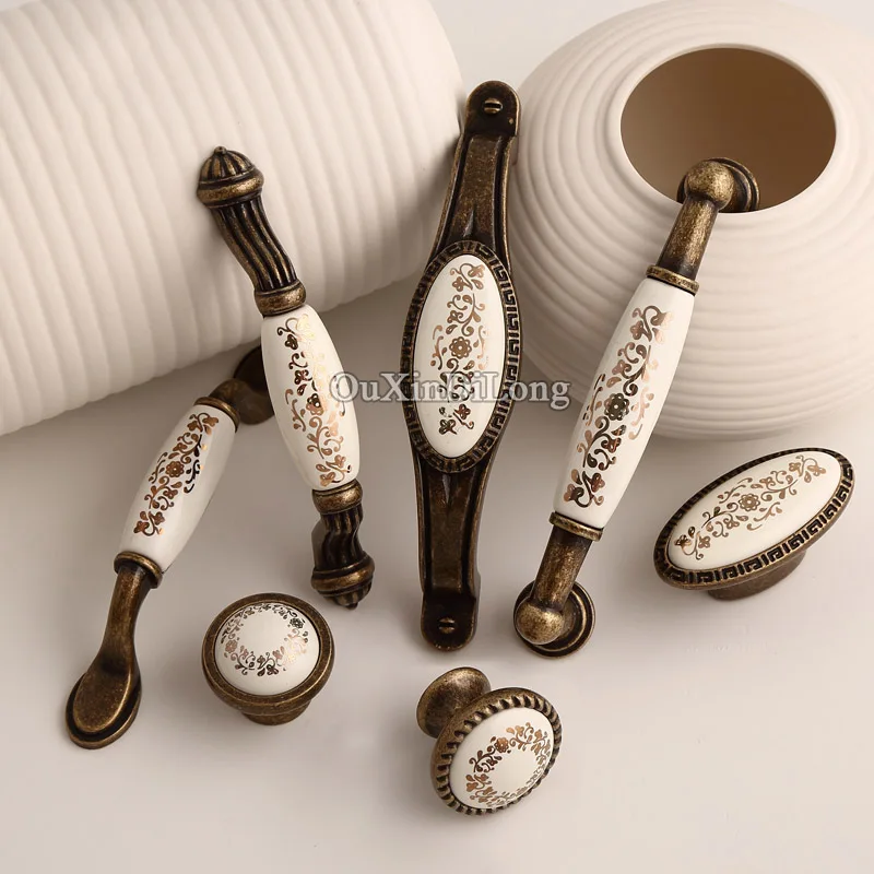 Brand New 10PCS Furniture Handles European Antique Zinc ...