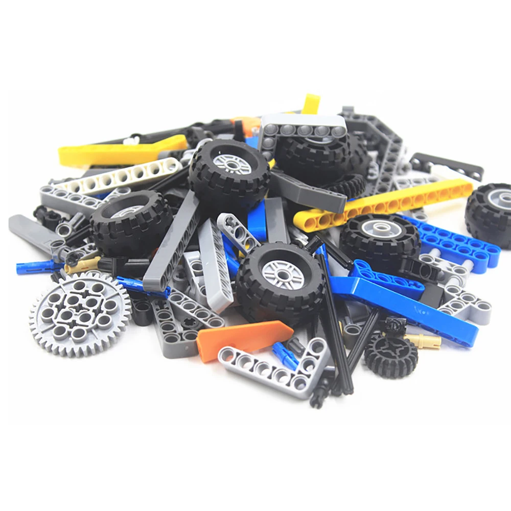 100g Bulk Technical Parts To Create Moc Include Different Spare Toys Compatible With Lego For Kids Boys Toy - - AliExpress