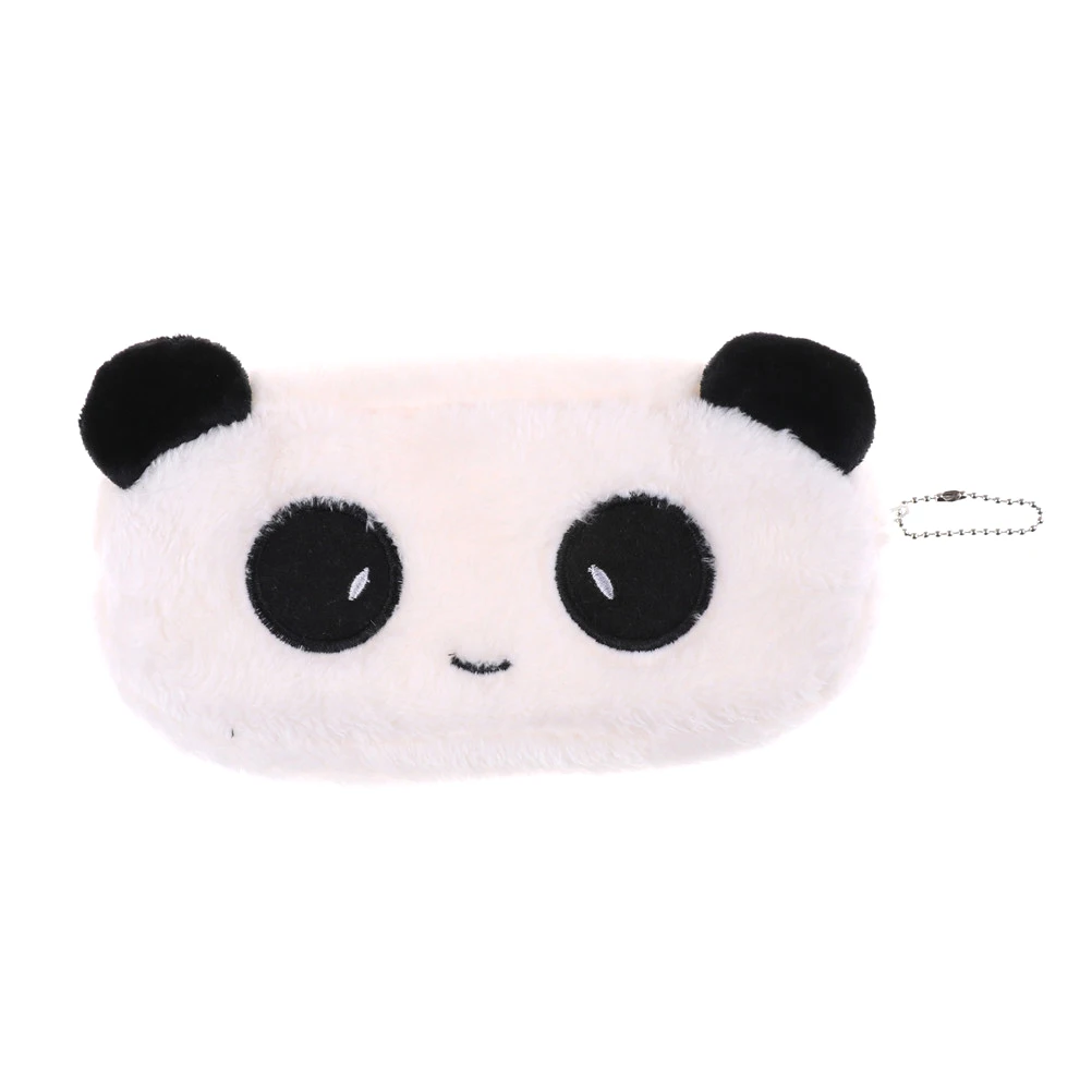1 Pc Panda Shape Plush Coin Purse Soft Touch Super Lovely Multifunction Cosmetic Makeup Bag Wallet Gifts For Kids Hot