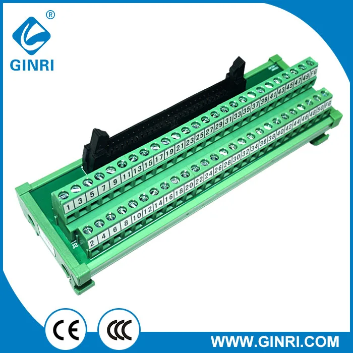 GINRI JR-50TBC интерфейсный модуль с разъемом IDC / FRC 50 Pin выход 1A DC24V | Обустройство дома