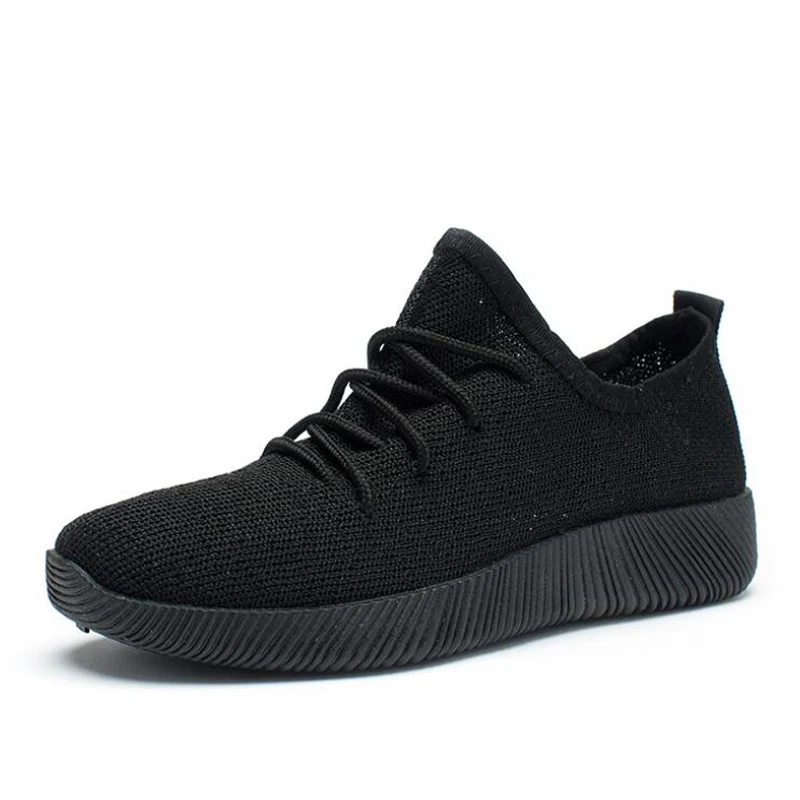 Goedkoop Vrouwen sneakers 2018 herfst casual schoenen ademend antislip comfortabele vrouwen platte schoenen chaussures pour femmes