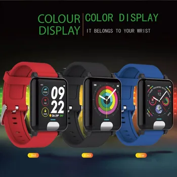 

E04 Color Screen ECG Smart Bracelet Smart Reminder Sleep Analysis Step Counter Compatible Full Platform Smart Bracelet