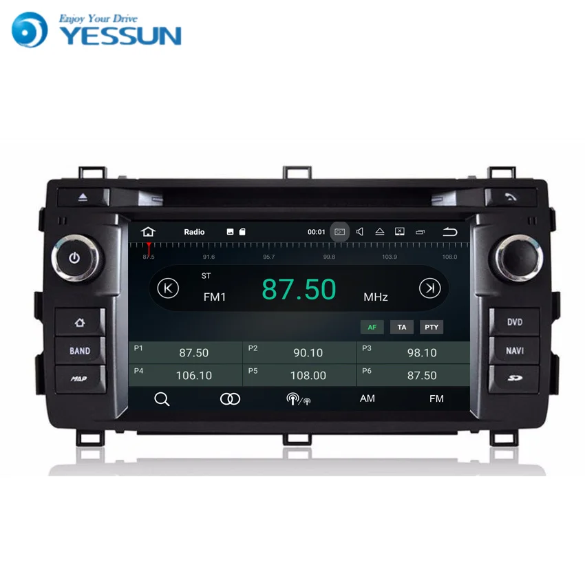 Cheap YESSUN Android Radio Car DVD Player For Toyota Auris 2013~2016 Stereo Radio Multimedia GPS Navigation With WIFI Bluetooth AM/FM 1