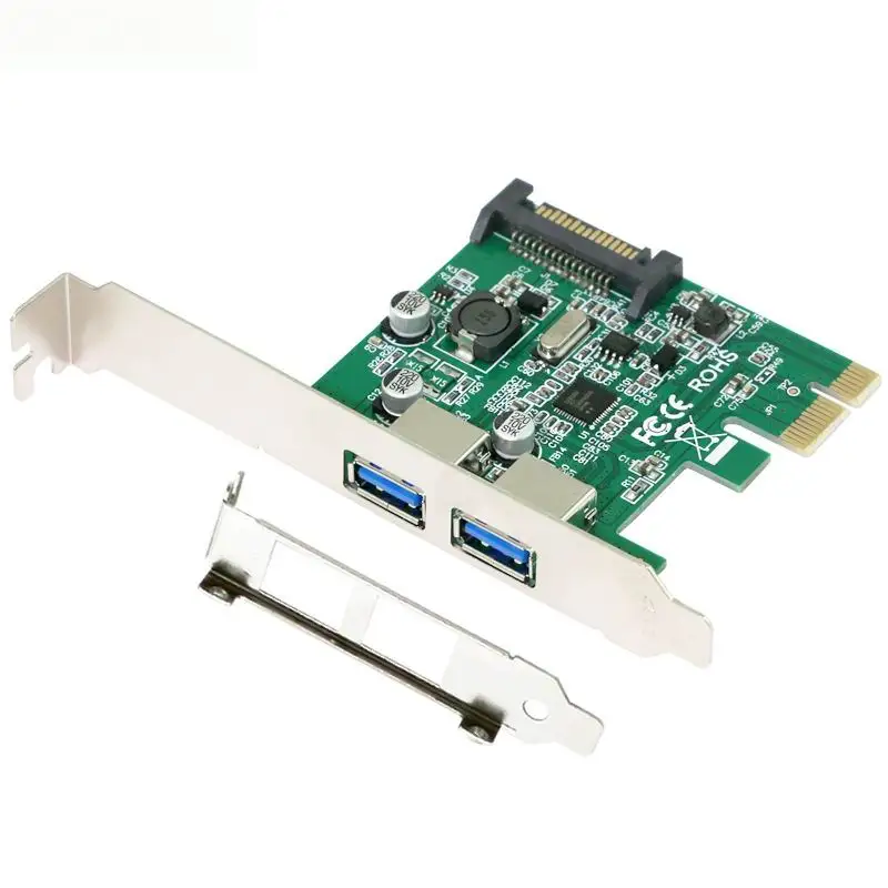 PCI Express font b Card b font x1 with USB 3 0 Type A 2 Ports