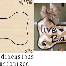 Bone ornament wood moulds die cut accessories wooden die Regola Acciaio Die Misura MY