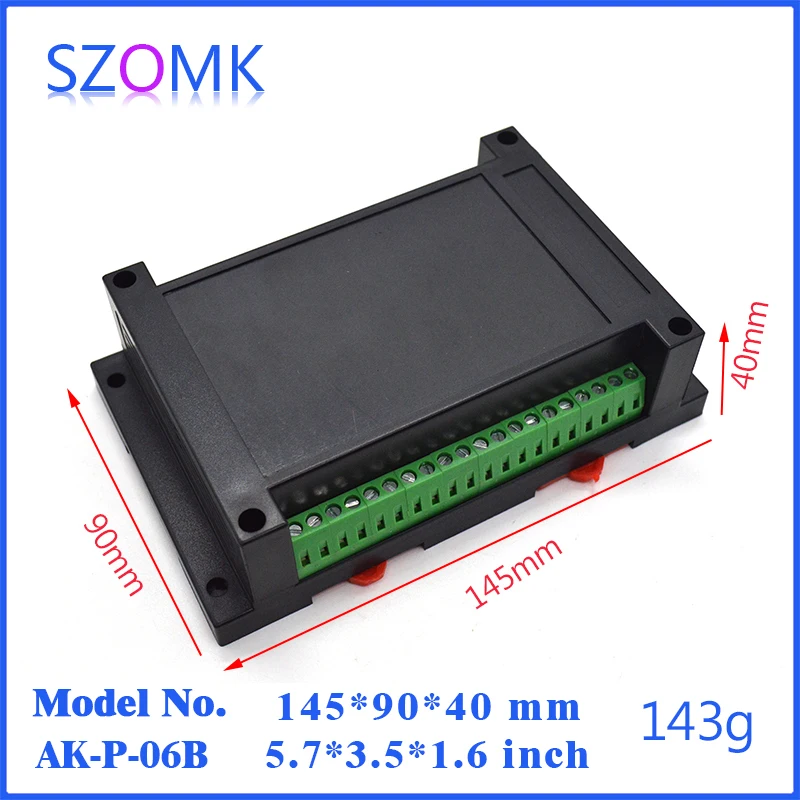 szomk electronics plastic enclosure for pcb junction box din rail enclosure control box szomk outlet boxes instrument enclosure box project box plastic housing  (5).jpg