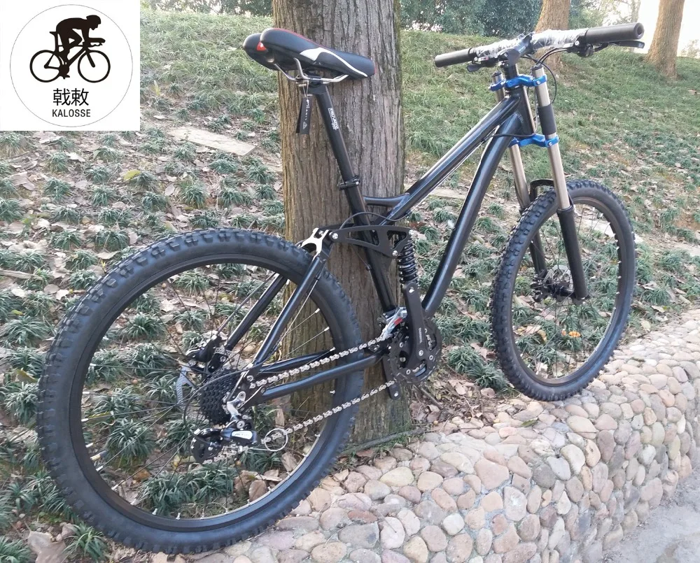 Discount Kalosse 3X9S aluminum alloy Soft-tail frame M4000 Hydraulic brakes mountain bicycle 26*2.35inch 27 speed 8 Discount Kalosse 3X9S aluminum alloy Soft-tail frame M4000 Hydraulic brakes mountain bicycle 26*2.35inch 27 speed 8