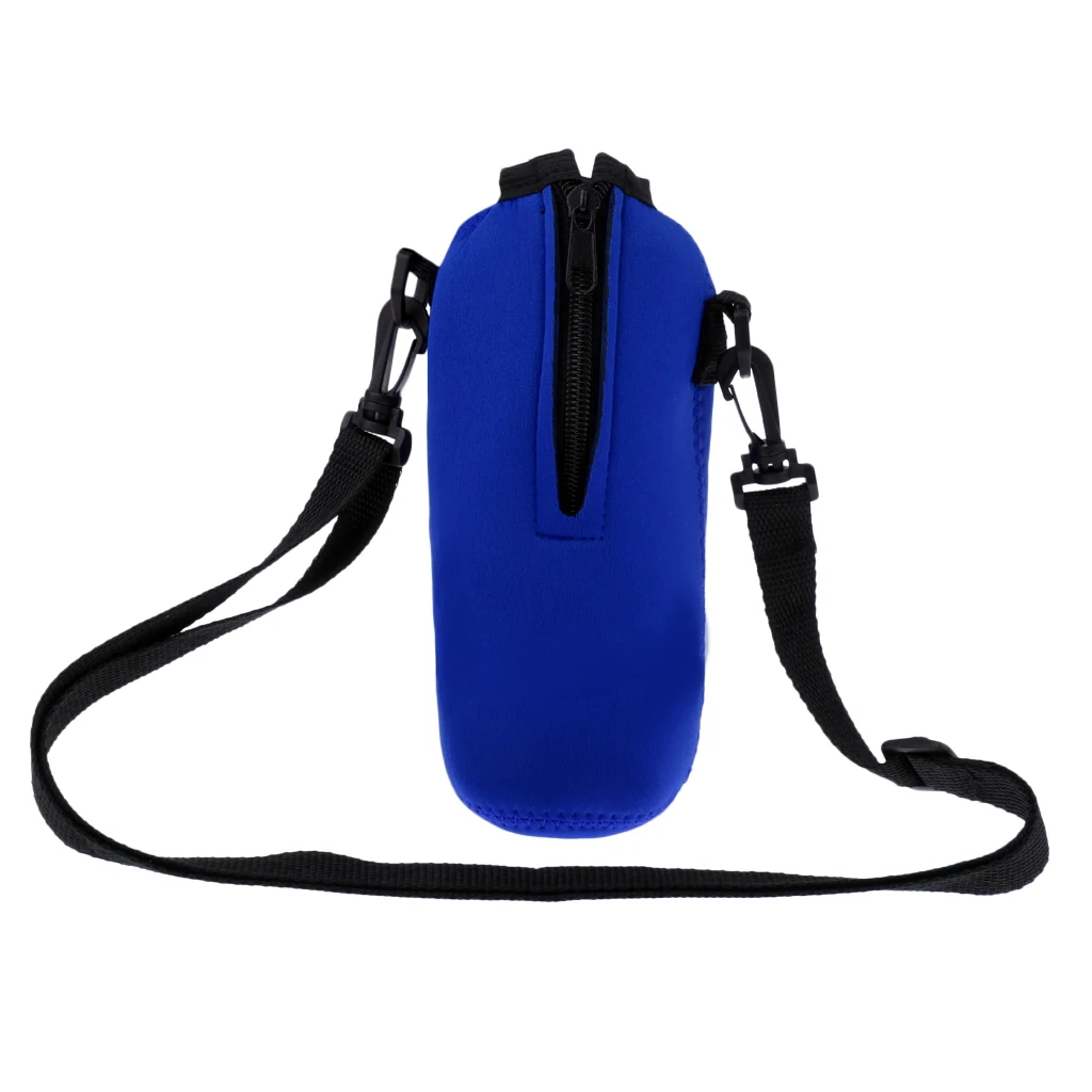 750ml Sports Water Bottle Holder Sleeve Bag Neoprene Carry Pouch Case for Outdoor Camping Hiking Backpacking Running Cycling