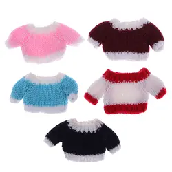 1/12 кукольный домик миниатюрная одежда ручной работы свитер для кукла блайз трикотаж пряжа Топы аксессуары