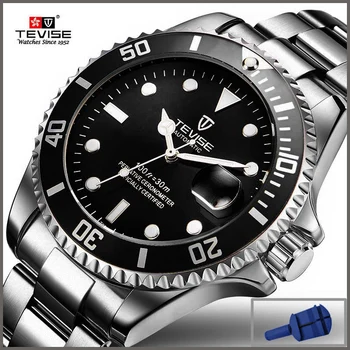 

Drop Shipping 2019 Tevise Mens Top Brand Luxury Men Mechanical Watches Famous Design Automatic Watch Fashion Male Clock Relogio