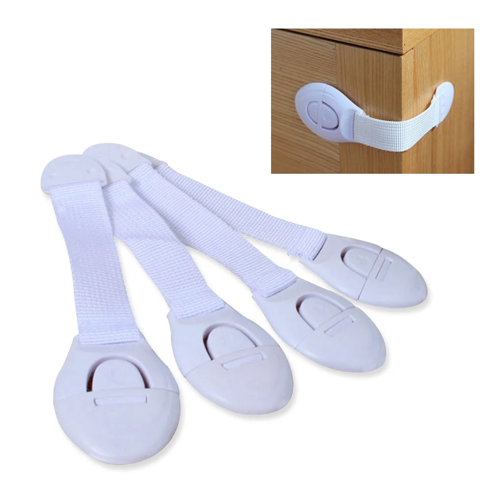 10 pcs/Lot Plastic Child Protection Lock Baby Safety Door Stopper