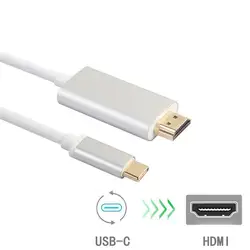 Горячая usb Тип C к HDMI ТВ цифровой кабель для huawei Google Samusng Motorola sony Прямая доставка