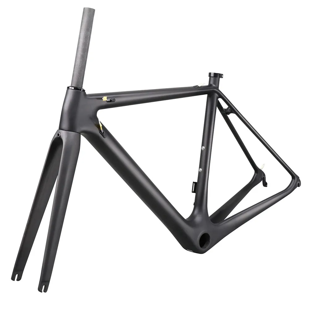 Sale ICAN new arrival super light road bike suit 100x9mm front 135x9mm rear axle V brake frame with PF30 BB UD matt finished 2 Sale ICAN new arrival super light road bike suit 100x9mm front 135x9mm rear axle V brake frame with PF30 BB UD matt finished 2