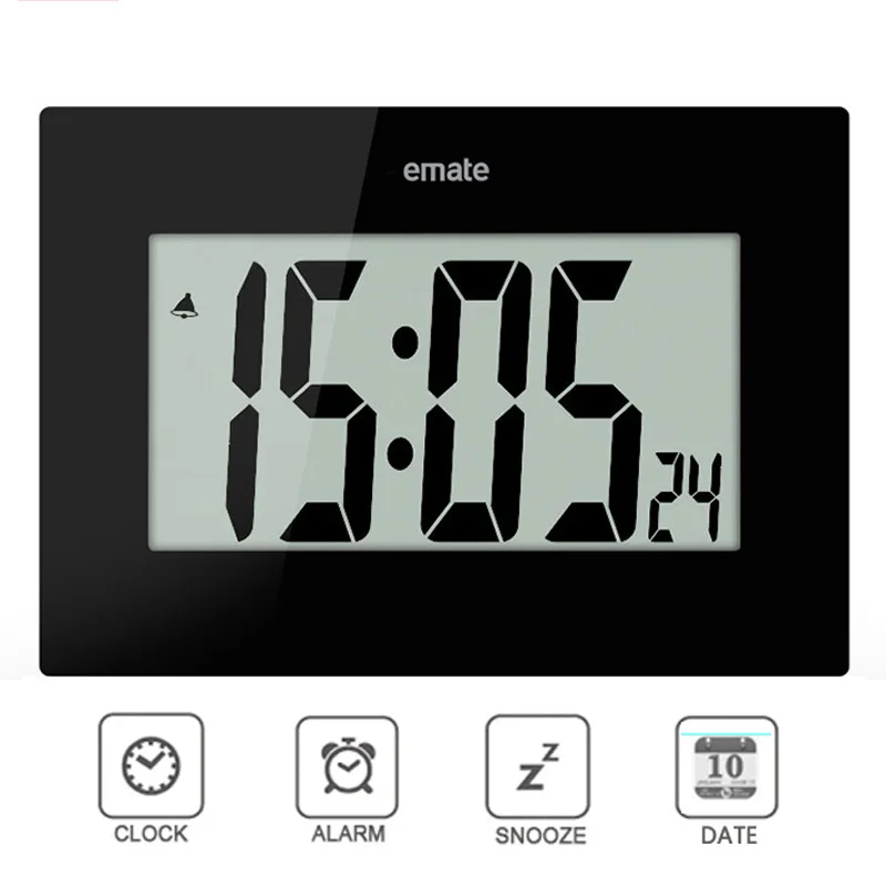 wall clock for office wall mounted emate brand big screen electronic digital led wall clock super quiet alarm office table clockin clocks from home garden on aliexpresscom wall clock for office wall mounted emate brand big screen electronic digital led wall clock super quiet alarm office table clockin clocks from home garden on aliexpresscom