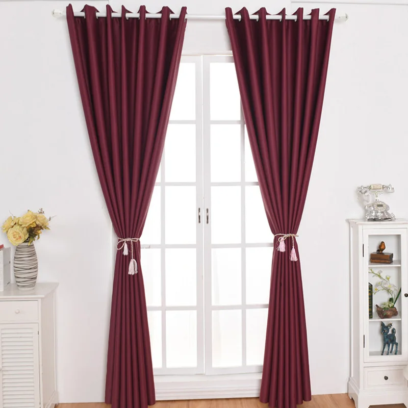Blackout Curtain Window Treatment Thermal Insulated Solid Grommet