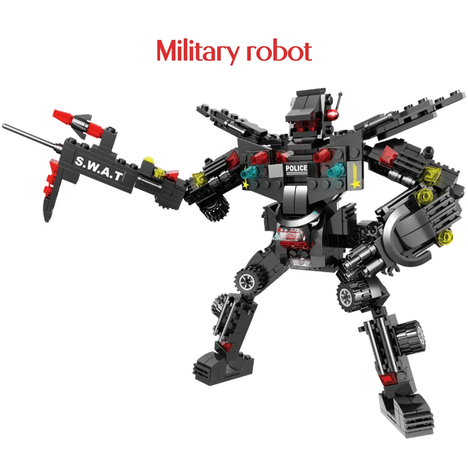 Delegacia de Polícia Cidade de Blocos de Construção Blocos de Brinquedo Educativo para Crianças para Meninos 715 Pcs da Compatíveis Legoingly Cidade Swat Caminhão Crianças 19 Cheap Blocos