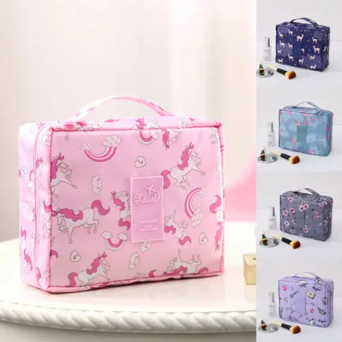 Waterproof Cosmetic Makeup Purse Wash Bags Organizer Pouch Pencil Case Travel Cosmetic Bags 2019 New