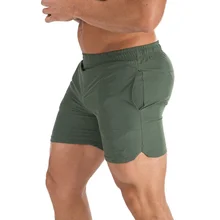 Летние Новые мужские повседневные обтягивающие шорты для спортзала Фитнес Спортивная одежда мужские шорты для кроссфита однотонные тонкие пляжные шорты