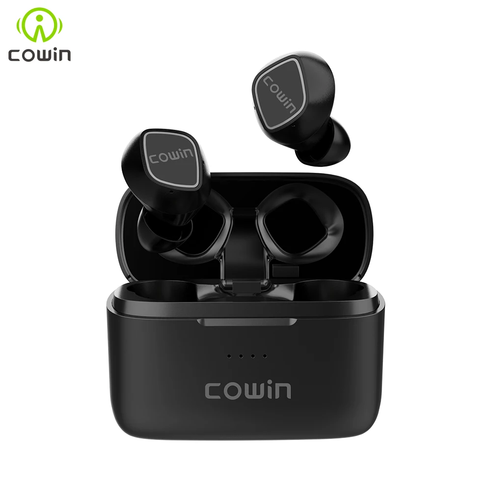 Cowin ky02 сенсорные bluetooth-наушники 5,0, настоящие беспроводные наушники в ухо, стереогарнитура, Спортивная гарнитура iptx5с микрофоном, гарнитура, коробка