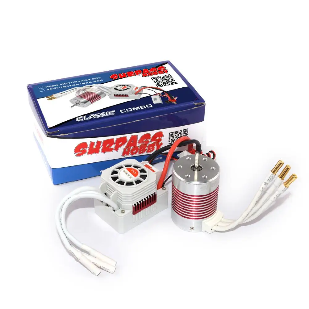 LeadingStar SURPASS HOBBY Platinum набор 3650 2300KV/3100KV/3500KV бесщеточный мотор с 45A ESC