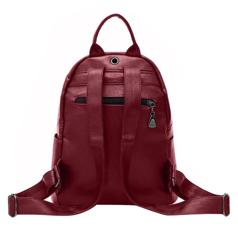 Mochila Escolar, винтажный женский рюкзак, дизайнерский, высокое качество, кожаный рюкзак, школьные сумки для девочек, элегантный дизайн, дорожные повседневные сумки